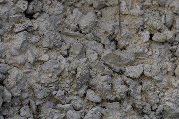 Hardened Concrete Texture Close-Up Macro
