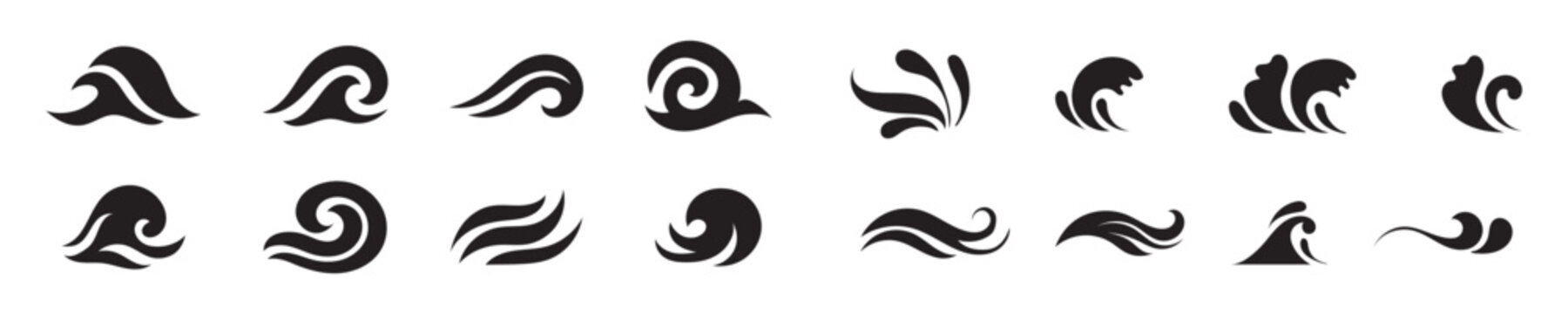 Airline contour draft trace spin generation icon wind simple gentle line vector