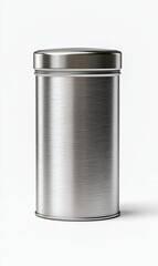 Sleek Metallic Storage Container for Tea or Kitchen Organization