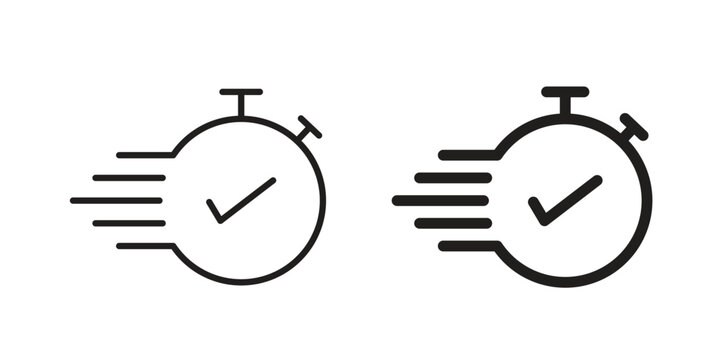 Express icon. filled flat sign for mobile concept. glyph and line symbols