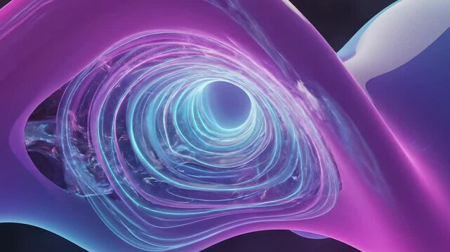Video showcasing luminous liquid light sculpture shifting in seamless morph animation, futuristic neon blob concept for tech campaigns, app launches and social media motion graphics.