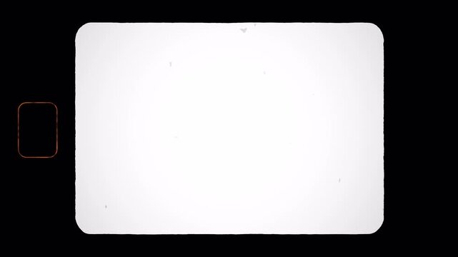 Shaking super 8 film overlay vintage old retro effect with noise. Film stock texture. 4k video