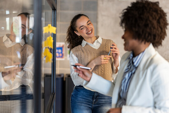 Teamwork and collaboration during a business meeting in modern office