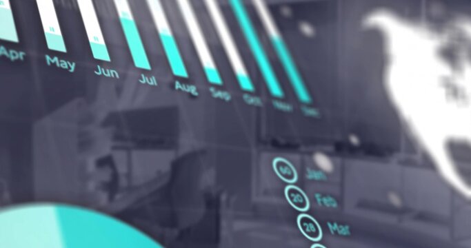 Displaying numeric sequence multiplying by three in puzzle riddle format, with numbers shown