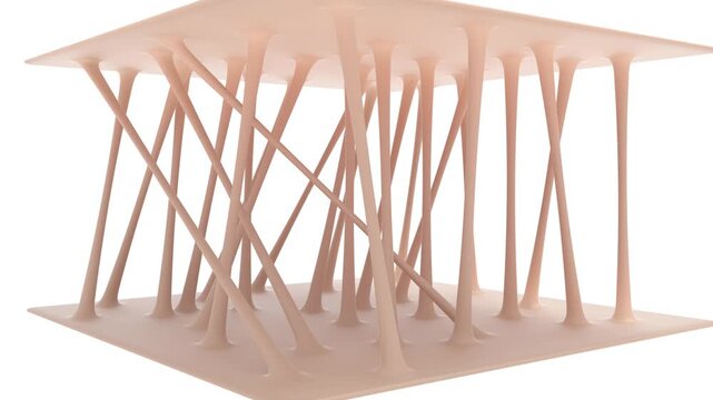 Skin serum fibers collagen elastic layer medical bg able to loop endless 4k