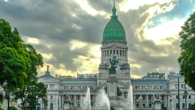 Historic and ornate architecture showcasing colonial and classical styles in Buenos Aires
