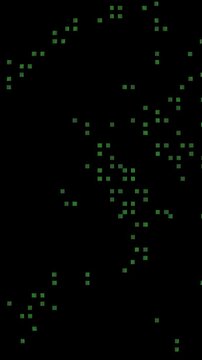 4k 8 Bit random Pixel Art Loop Background texture