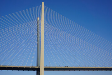 Fototapeta premium View of the Golden Bridge in Vladivostok