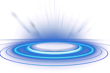 PNG Blue futuristic product backdrop light background technology.