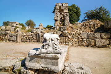 Ruins of the ancient city of Perge, Turkey