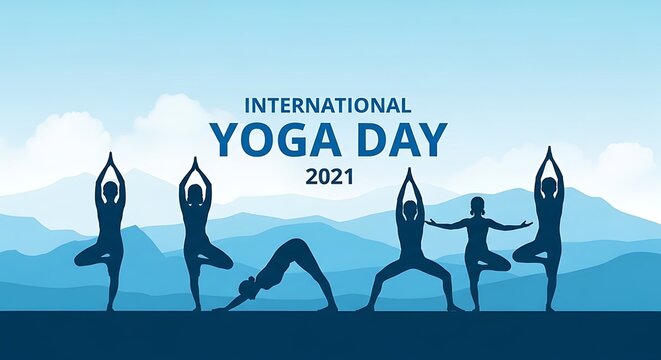 International yoga day 2021 celebrations with various poses