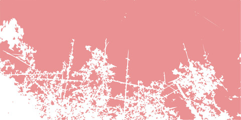 Obraz premium A festive winter Christmas background featuring a pink snowflake pattern and ornamental border frame for a seasonal holiday celebration card illustration