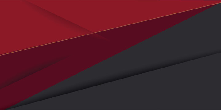 Futuristic abstract dark red and gray background. Overlap on dark color geometric pattern design. Modern overlap papercut background illustration. Eps10 vector