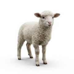 Obraz premium sheep isolated on white