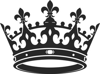 Royal crown with fleur de lis ornamentation © FARZANAAKTER