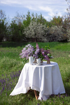 garden and tea party