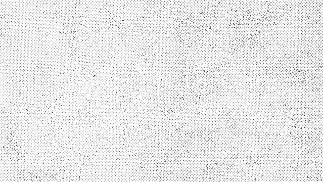 Dense grainy noise texture with uniform distribution of tiny dark particles on transparent background for subtle vintage print effect and artistic stippling or paper texture reproduction