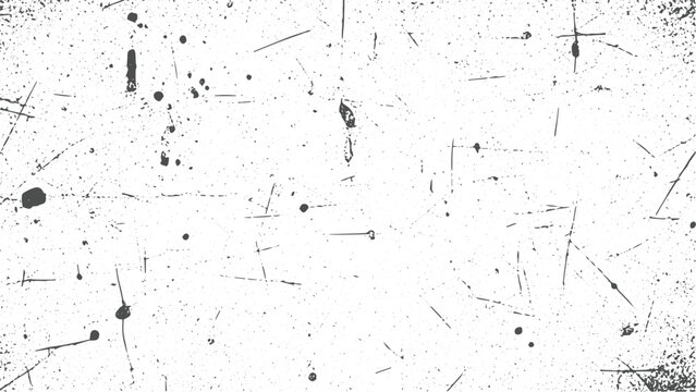 Heavy grunge splatter and scratch texture featuring chaotic ink drops and distressed marks for vintage industrial design or weathered urban street art background with realistic details