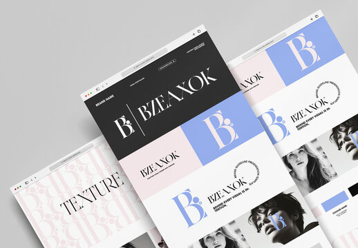 Luxury Brand Board  Identity Guidelines Template