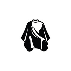 Barber Cape Mascot Glyph