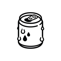 Energy Drink Can Mascot Glyph