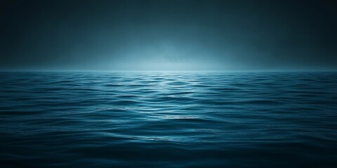 Fototapeta premium Serene and Enchanting Ocean View at Winter Solstice Festival with Stars Reflecting on Water Surface