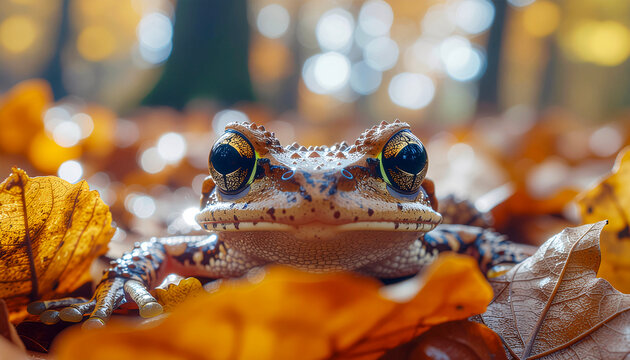 Bruno&rsquo;s Casque-headed Frog (Aparasphenodon brunoi) &ndash; High Definition Natural Habitat Photography