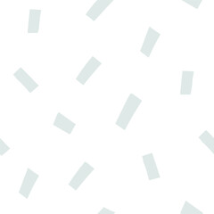 Fototapeta premium Minimal Summer Confetti Seamless Pattern Vector Illustration. This vector design is perfect for fabric, wrapping paper and seasonal backgrounds.