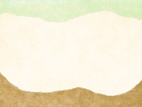 緑とゴールドとベージュの和紙の背景素材イラスト