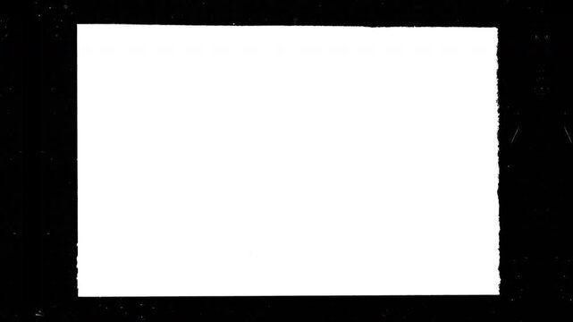 Scanned paper texture overlay with analog film grain dust scratches alpha channel background for vintage video editing