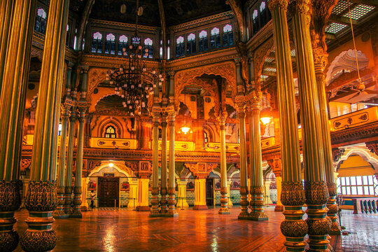 Mysore, Karnataka, India - 13 September 2024
Mysuru Palace, Mysore Palace, Amba Vilas Palace.
It is a historical palace and a royal residence. It is located in Mysore, Karnataka, India.