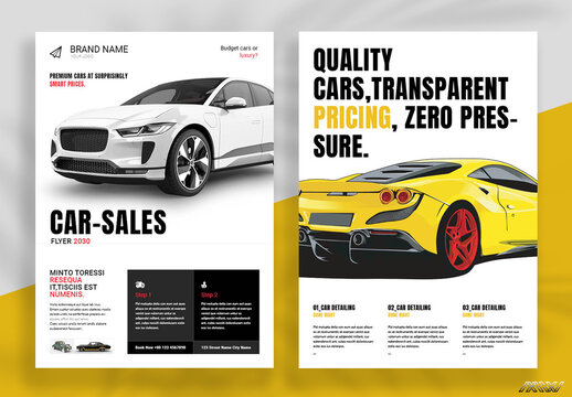 Car For Sale Flyer Template