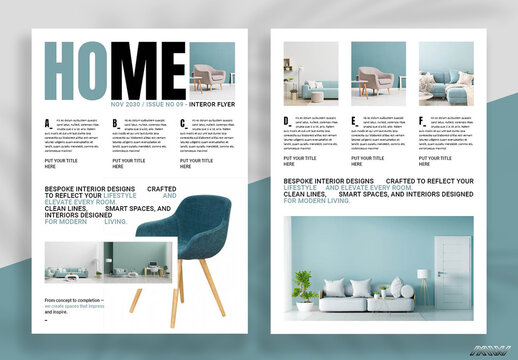 Interior Design Flyer Template