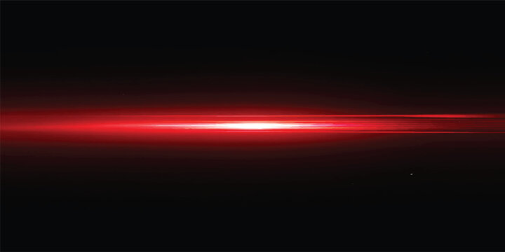 Digital art of an abstract red and black background featuring textured waves and bright energy rays with a glowing light flare in dark space
