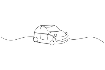 Car icon single line automobile icon for automotive industry graphics
