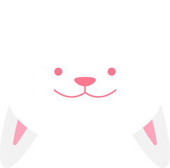 귀여운 토끼 얼굴 © 은영 김