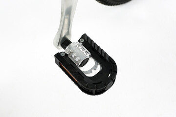 bicycle pedals on white background