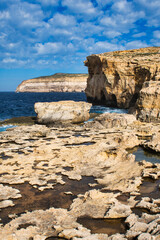 Pozostałości po Azure Window na Gozo 2026 © Krzysiek Cegiełka