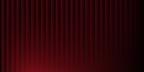 Pink abstract red gradient on a black background with glossy glass stripes and soft waves, creating a distorted simple abstract