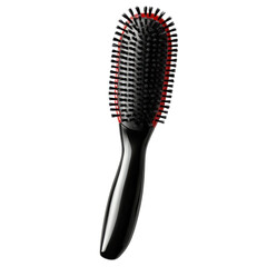 hair brush on transparent background