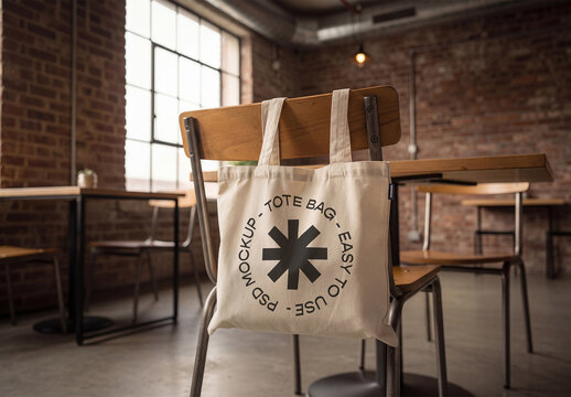 Canvas Tote Bag Mockup