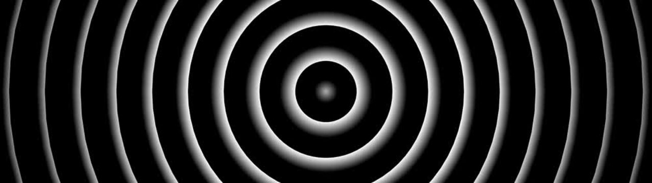 Radio waves, circle radar interface signal with concentric rings. Radio waves background animation and Expanding graphics. circle background,e spiral tunnel line animation, composition radiates .