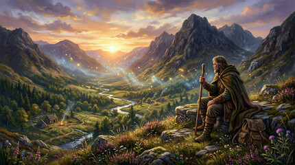 Fototapeta premium Fantasy Celtic Ambience