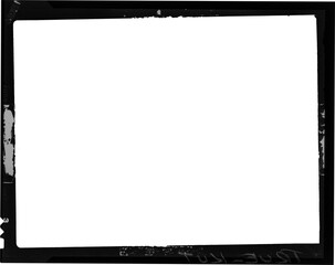 Obraz premium Black blank frame