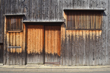 京都のお店の壁 © U.G. Miyasaka