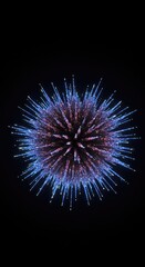 Fototapeta premium Abstract glowing concepts bursting from a core point, symbolizing high energy ideation and rapid concept generation ,flow ,explosion ,rapid
