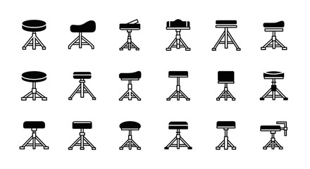 Collection of various studio equipment on stands displayed from different viewpoints © John