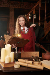 Naklejka premium Practice in Magic