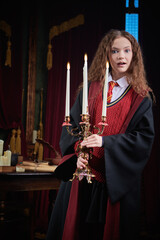 Naklejka premium Candle Surprise Moment