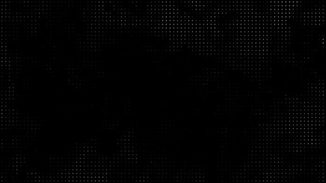 Abstract digital static monochrome background moving ink with grunge texture halftone grunge art. Background with distress dots decorative dark background